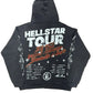 Hellstar Records Tour Hoodie Faded Black