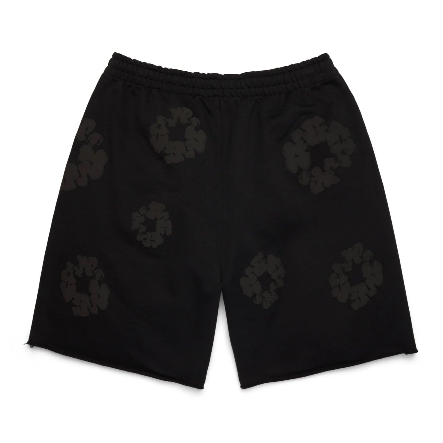Denim Tears The Cotton Wreath Shorts Chrome Black