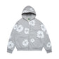 Denim Tears Cotton Wreath Zip Hoodie Black